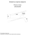 Планка отлива 240х30х2000 (ECOSTEEL_T-01-ЗолотойДуб-0.5) ― приобрести по доступным ценам (1495 ₽) в Чебоксарах.