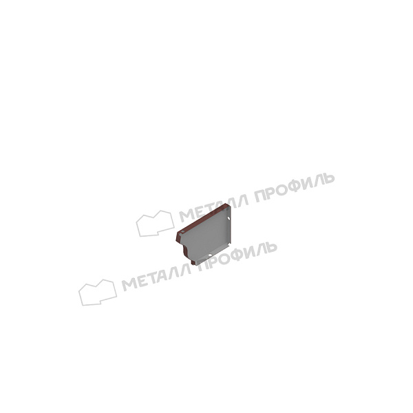 Заглушка желоба 120х86 левая (ПЭ-01-RR32-0.5) ― заказать по умеренным ценам (95 ₽) в Чебоксарах.