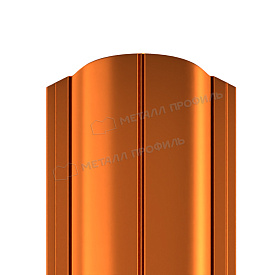 Штакетник металлический МЕТАЛЛ ПРОФИЛЬ ELLIPSE-O 19х126 (AGNETA-20-Copper\Copper-0.5)